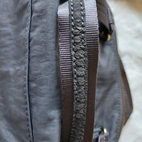 Kipling Special Edition Shoulder Bag- Grey / Pink Detail - Small/Medium Size - Picture 8 of 9